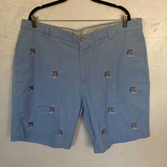 Orvis Shorts Mens Size 42 Blue Casual Everyday Regular Fit Pockets inseam 9” - Picture 1 of 6